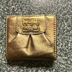 Coach Metallic Gold Women's Wallet